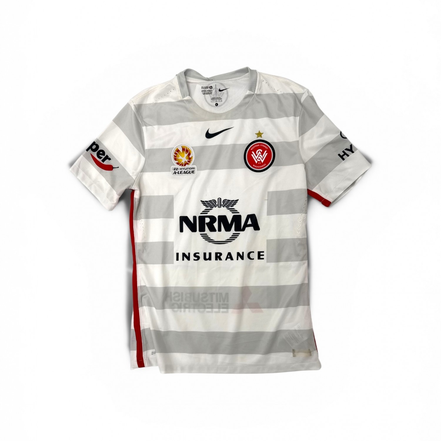 WESTERN SYDNEY WANDERERS NIKE FOOTBALL JERSEY L